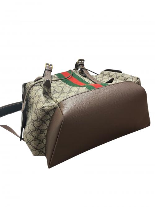 GUCCI（グッチ）GUCCI (グッチ) GGスプリームバックパック 598140 ベージュ サイズ:-の古着・服飾アイテム