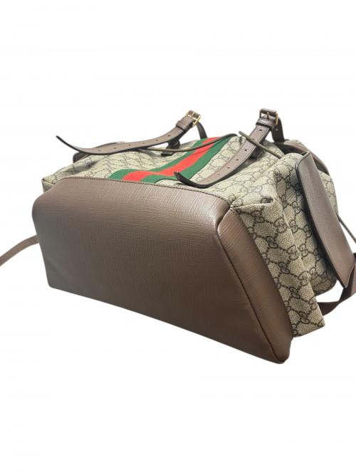 GUCCI（グッチ）GUCCI (グッチ) GGスプリームバックパック 598140 ベージュ サイズ:-の古着・服飾アイテム