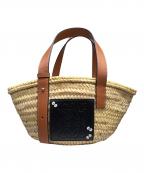 LOEWE×スタジオジブリロエベ×スタジオジブリ）の古着「バスケットバッグ ミディアム」｜ナチュラル×ブラウン