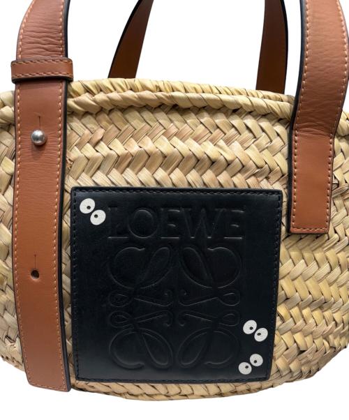 LOEWE（ロエベ）LOEWE (ロエベ) スタジオジブリ (スタジオジブリ) バスケットバッグ ミディアム ナチュラル×ブラウン サイズ:ミディアムの古着・服飾アイテム
