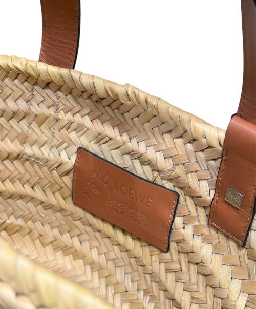 LOEWE（ロエベ）LOEWE (ロエベ) スタジオジブリ (スタジオジブリ) バスケットバッグ ミディアム ナチュラル×ブラウン サイズ:ミディアムの古着・服飾アイテム