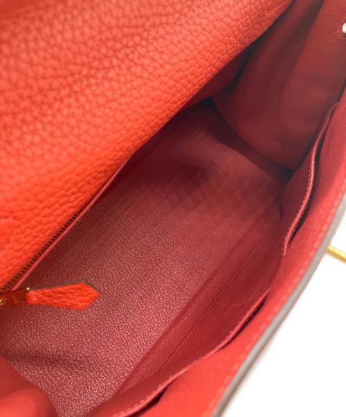 HERMES（エルメス）HERMES (エルメス) ショルダーバッグ/ケリー28/内縫い/トゴ/ゴールド金具 レッド系 サイズ:28の古着・服飾アイテム