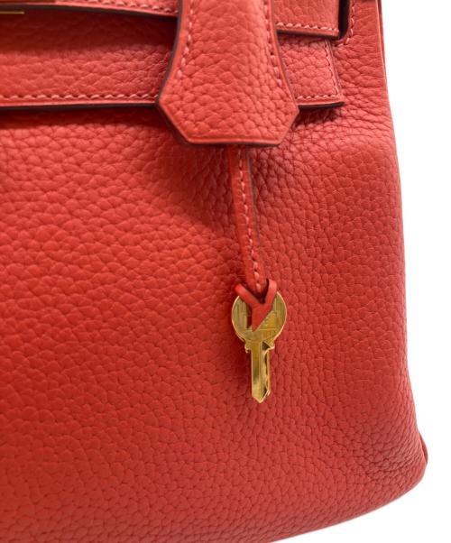 HERMES（エルメス）HERMES (エルメス) ショルダーバッグ/ケリー28/内縫い/トゴ/ゴールド金具 レッド系 サイズ:28の古着・服飾アイテム
