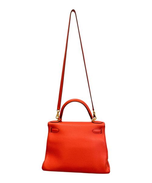 HERMES（エルメス）HERMES (エルメス) ショルダーバッグ/ケリー28/内縫い/トゴ/ゴールド金具 レッド系 サイズ:28の古着・服飾アイテム