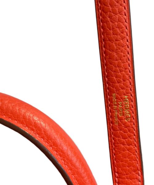 HERMES（エルメス）HERMES (エルメス) ショルダーバッグ/ケリー28/内縫い/トゴ/ゴールド金具 レッド系 サイズ:28の古着・服飾アイテム