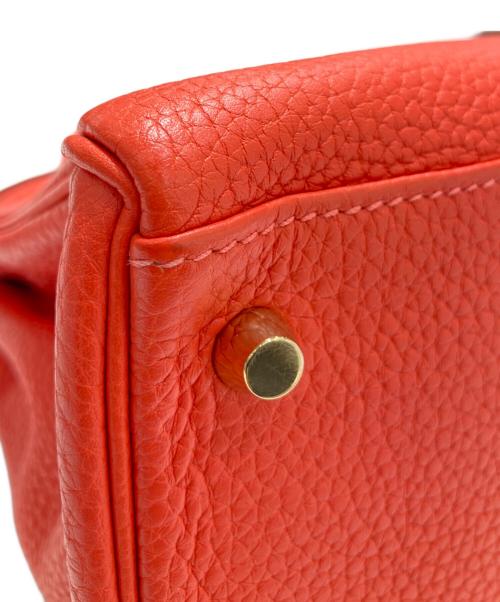 HERMES（エルメス）HERMES (エルメス) ショルダーバッグ/ケリー28/内縫い/トゴ/ゴールド金具 レッド系 サイズ:28の古着・服飾アイテム