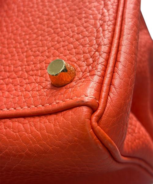 HERMES（エルメス）HERMES (エルメス) ショルダーバッグ/ケリー28/内縫い/トゴ/ゴールド金具 レッド系 サイズ:28の古着・服飾アイテム