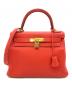 HERMES（エルメス）の古着「ショルダーバッグ/ケリー28/内縫い/トゴ/ゴールド金具」｜レッド系