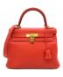 HERMES（エルメス）の古着「ショルダーバッグ/ケリー28/内縫い/トゴ/ゴールド金具」｜レッド系