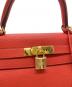 中古・古着 HERMES (エルメス) ショルダーバッグ/ケリー28/内縫い/トゴ/ゴールド金具 レッド系 サイズ:28：1600000円