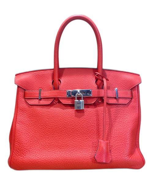 HERMES（エルメス）HERMES (エルメス) バーキン30/シルバー刻印/トゴ/X刻印：2016年製 レッド系 サイズ:30の古着・服飾アイテム