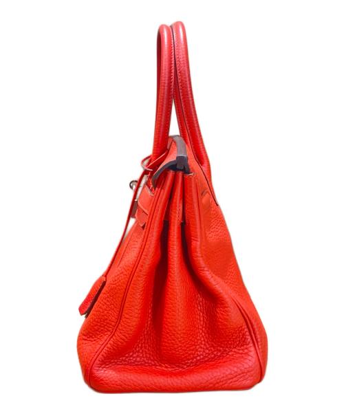 HERMES（エルメス）HERMES (エルメス) バーキン30/シルバー刻印/トゴ/X刻印：2016年製 レッド系 サイズ:30の古着・服飾アイテム