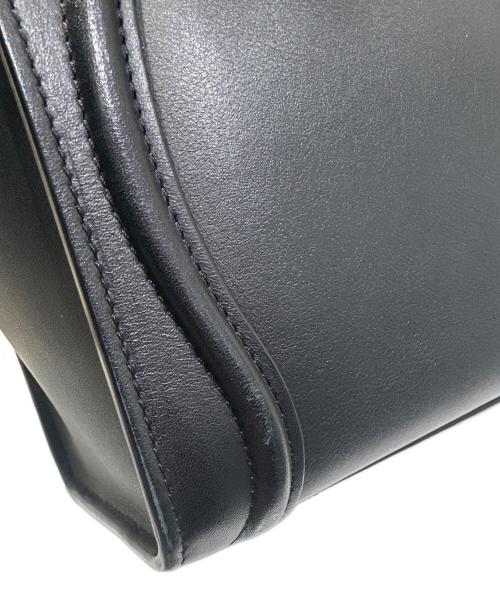 CELINE（セリーヌ）CELINE (セリーヌ) ラゲージナノショッパー/2wayバッグ/ゴールド金具 ブラック サイズ:ナノの古着・服飾アイテム