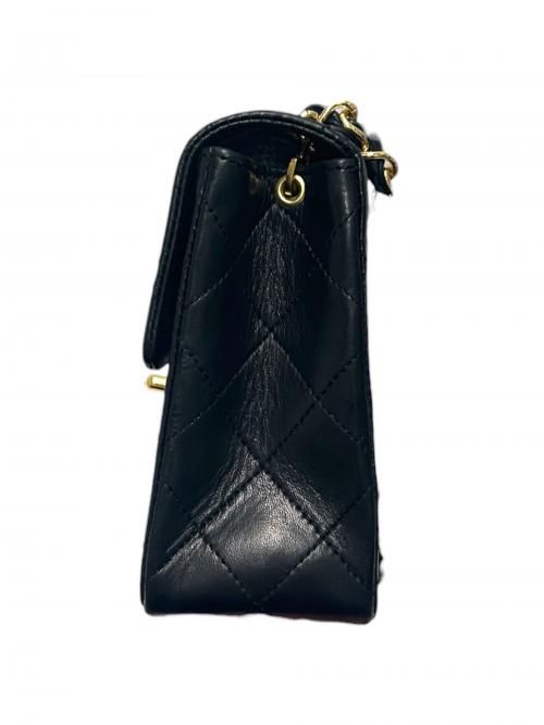 CHANEL（シャネル）CHANEL (シャネル) ミニマトラッセ20 シングルフラップチェーンショルダーバッグ 1985-93年製 ブラック サイズ:17の古着・服飾アイテム