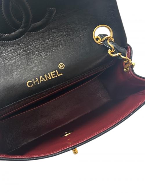 CHANEL（シャネル）CHANEL (シャネル) ミニマトラッセ20 シングルフラップチェーンショルダーバッグ 1985-93年製 ブラック サイズ:17の古着・服飾アイテム