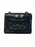 CHANEL (シャネル) ミニマトラッセ20 シングルフラップチェーンショルダーバッグ 1985-93年製 ブラック サイズ:17：500000円