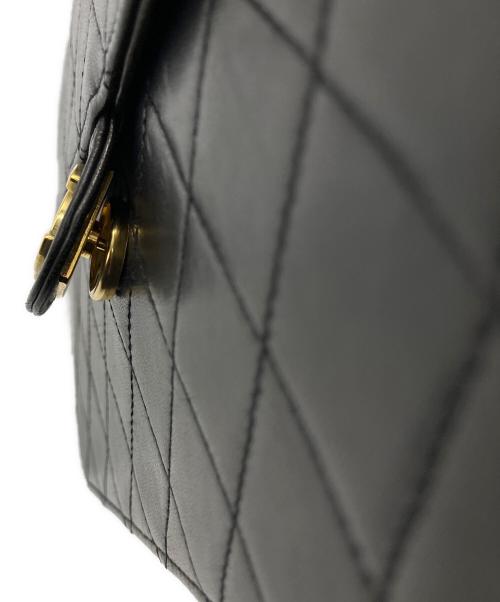 CHANEL（シャネル）CHANEL (シャネル) マトラッセ プッシュロックチェーンショルダーバッグ ブラックの古着・服飾アイテム