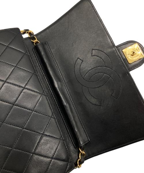 CHANEL（シャネル）CHANEL (シャネル) マトラッセ プッシュロックチェーンショルダーバッグ ブラックの古着・服飾アイテム