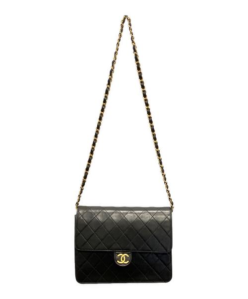 CHANEL（シャネル）CHANEL (シャネル) マトラッセ プッシュロックチェーンショルダーバッグ ブラックの古着・服飾アイテム