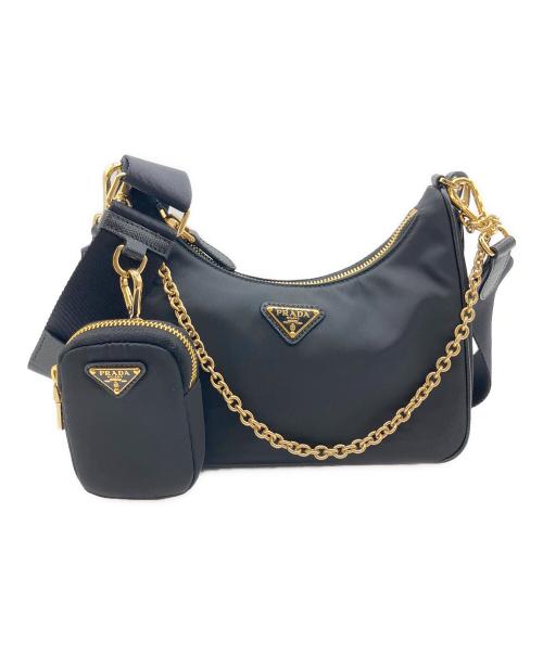 PRADA（プラダ）PRADA (プラダ) Re-Edition 2005 ショルダーバッグ ブラックの古着・服飾アイテム