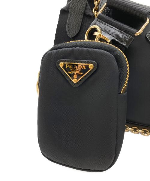 PRADA（プラダ）PRADA (プラダ) Re-Edition 2005 ショルダーバッグ ブラックの古着・服飾アイテム