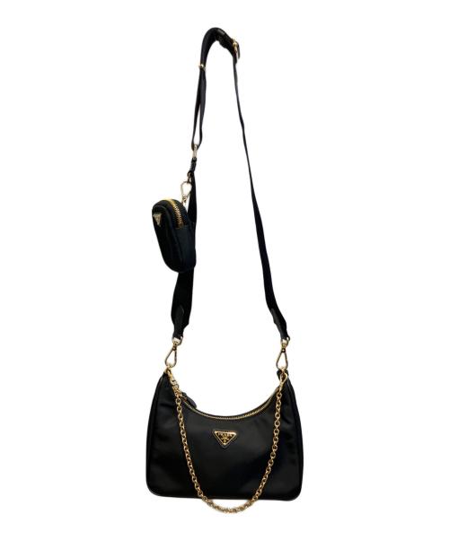 PRADA（プラダ）PRADA (プラダ) Re-Edition 2005 ショルダーバッグ ブラックの古着・服飾アイテム