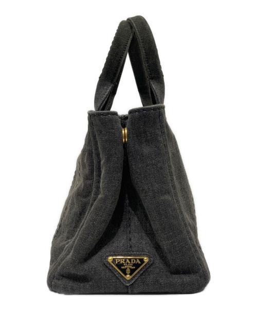 PRADA（プラダ）PRADA (プラダ) カナパ 2WAYキャンバスバッグ グレーの古着・服飾アイテム