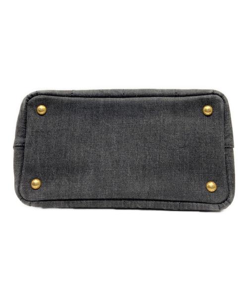 PRADA（プラダ）PRADA (プラダ) カナパ 2WAYキャンバスバッグ グレーの古着・服飾アイテム