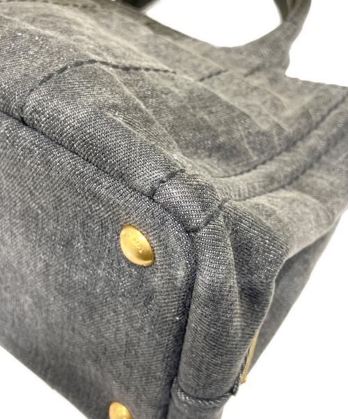 PRADA（プラダ）PRADA (プラダ) カナパ 2WAYキャンバスバッグ グレーの古着・服飾アイテム