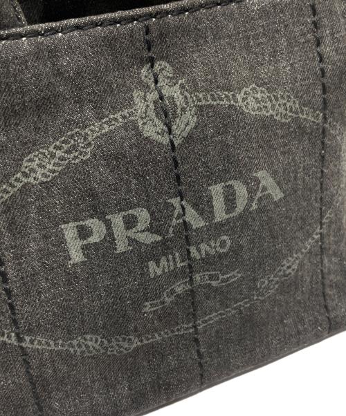 PRADA（プラダ）PRADA (プラダ) カナパ 2WAYキャンバスバッグ グレーの古着・服飾アイテム
