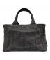PRADA (プラダ) カナパ 2WAYキャンバスバッグ グレー：70000円