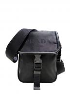 PRADAプラダ）の古着「リナイロンショルダーバッグ」｜ブラック