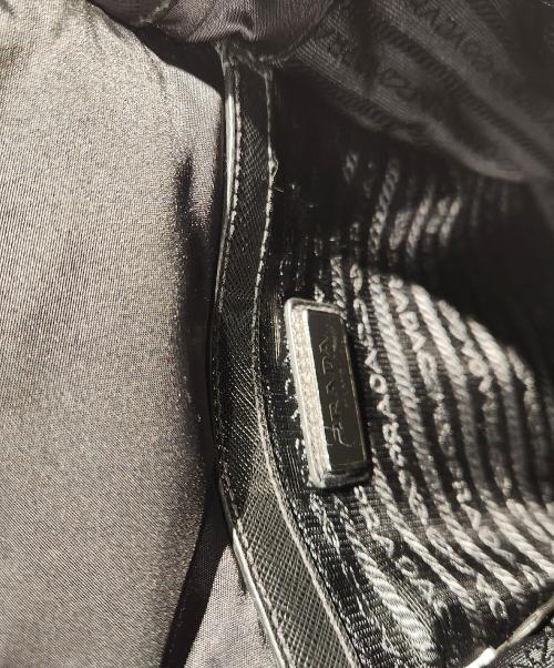 PRADA（プラダ）PRADA (プラダ) リナイロンショルダーバッグ ブラックの古着・服飾アイテム