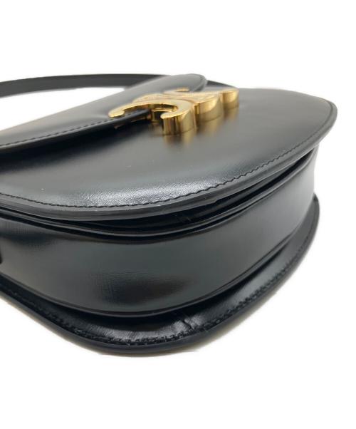 CELINE（セリーヌ）CELINE (セリーヌ) Buzas shoulder bag/ブザスショルダーバッグ ブラック サイズ:スモールの古着・服飾アイテム