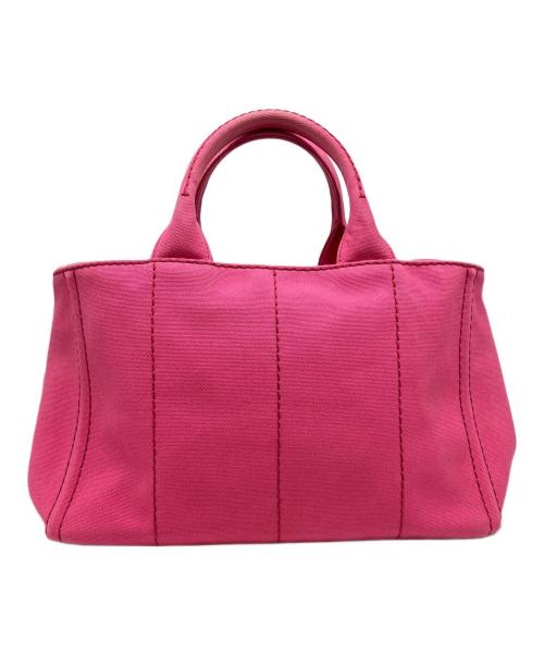 PRADA（プラダ）PRADA (プラダ) カナパ 2WAYバッグ/ハンドバッグ/ショルダーバッグ ピンク サイズ:Lの古着・服飾アイテム