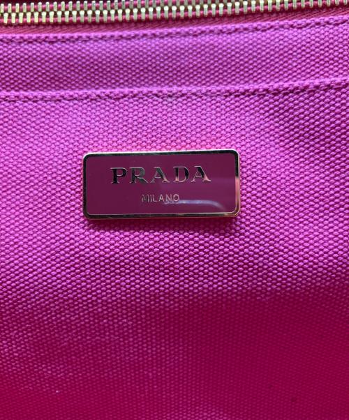 PRADA（プラダ）PRADA (プラダ) カナパ 2WAYバッグ/ハンドバッグ/ショルダーバッグ ピンク サイズ:Lの古着・服飾アイテム