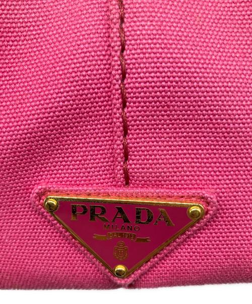 PRADA（プラダ）PRADA (プラダ) カナパ 2WAYバッグ/ハンドバッグ/ショルダーバッグ ピンク サイズ:Lの古着・服飾アイテム