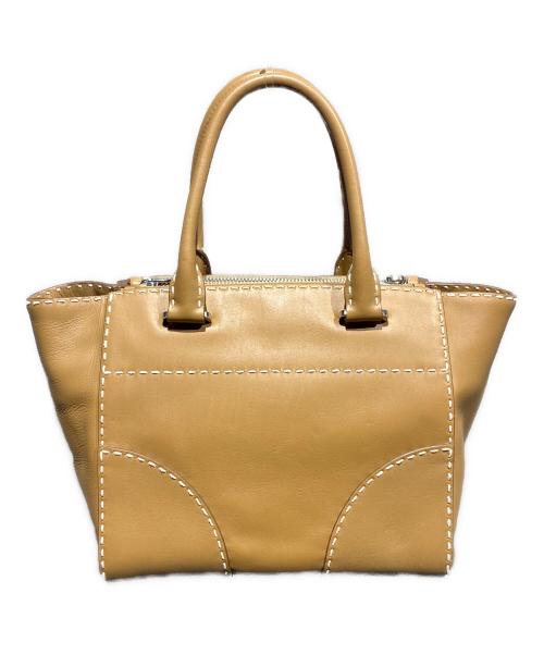 PRADA（プラダ）PRADA (プラダ) レザートートバッグ/ハンドバッグ/ショルダーバッグ/レザーバッグ/B2861K ブラウン サイズ:-の古着・服飾アイテム