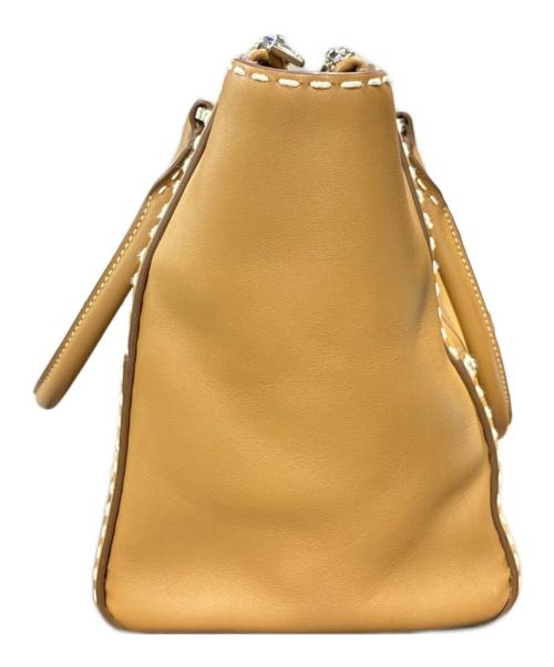 PRADA（プラダ）PRADA (プラダ) レザートートバッグ/ハンドバッグ/ショルダーバッグ/レザーバッグ/B2861K ブラウン サイズ:-の古着・服飾アイテム