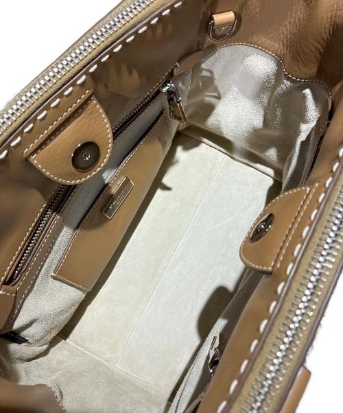 PRADA（プラダ）PRADA (プラダ) レザートートバッグ/ハンドバッグ/ショルダーバッグ/レザーバッグ/B2861K ブラウン サイズ:-の古着・服飾アイテム