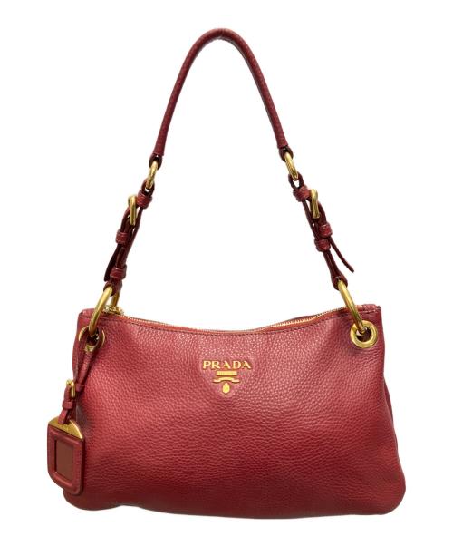 PRADA（プラダ）PRADA (プラダ) ヴィッテロダイノワンショルダーバッグ ボルドー サイズ:-の古着・服飾アイテム