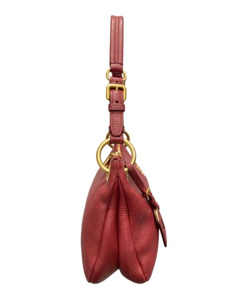 PRADA（プラダ）PRADA (プラダ) ヴィッテロダイノワンショルダーバッグ ボルドー サイズ:-の古着・服飾アイテム