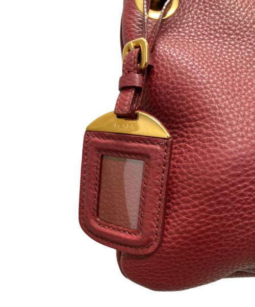 PRADA（プラダ）PRADA (プラダ) ヴィッテロダイノワンショルダーバッグ ボルドー サイズ:-の古着・服飾アイテム