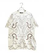 LOUIS VUITTONルイ ヴィトン）の古着「Embroidered Monogram T-Shirt/エンブロイダードモノグラムTシャツ/RM242M NPG HRY64W」｜ホワイト