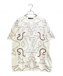 LOUIS VUITTON（ルイ ヴィトン）の古着「Embroidered Monogram T-Shirt/エンブロイダードモノグラムTシャツ/RM242M NPG HRY64W」｜ホワイト