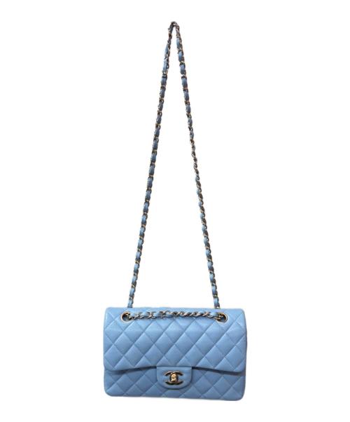 CHANEL（シャネル）CHANEL (シャネル) マトラッセ23 Wフラップチェーンショルダーバッグ A01113 ブルー サイズ:23の古着・服飾アイテム