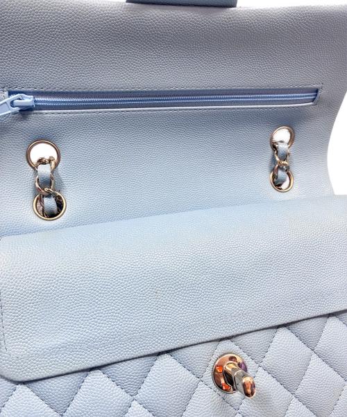 CHANEL（シャネル）CHANEL (シャネル) マトラッセ23 Wフラップチェーンショルダーバッグ A01113 ブルー サイズ:23の古着・服飾アイテム