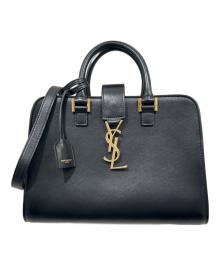 Saint Laurent Paris（サンローランパリ）の古着「モノグラム ベイビーカバス2WAY ショルダーバッグ」｜ブラック