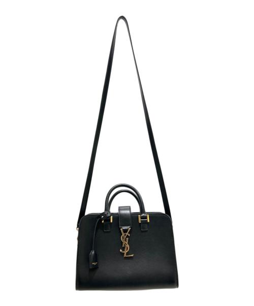 Saint Laurent Paris（サンローランパリ）Saint Laurent Paris (サンローランパリ) モノグラム ベイビーカバス2WAY ショルダーバッグ ブラック サイズ:−の古着・服飾アイテム