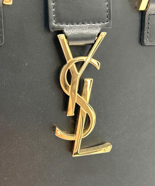 Saint Laurent Paris（サンローランパリ）Saint Laurent Paris (サンローランパリ) モノグラム ベイビーカバス2WAY ショルダーバッグ ブラック サイズ:−の古着・服飾アイテム